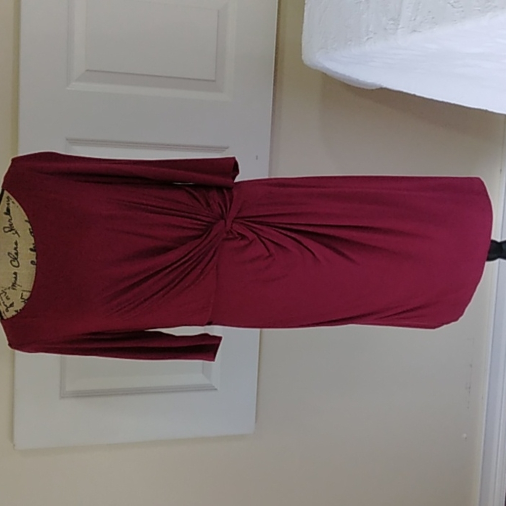 Cato Dress Size 14 burgundy